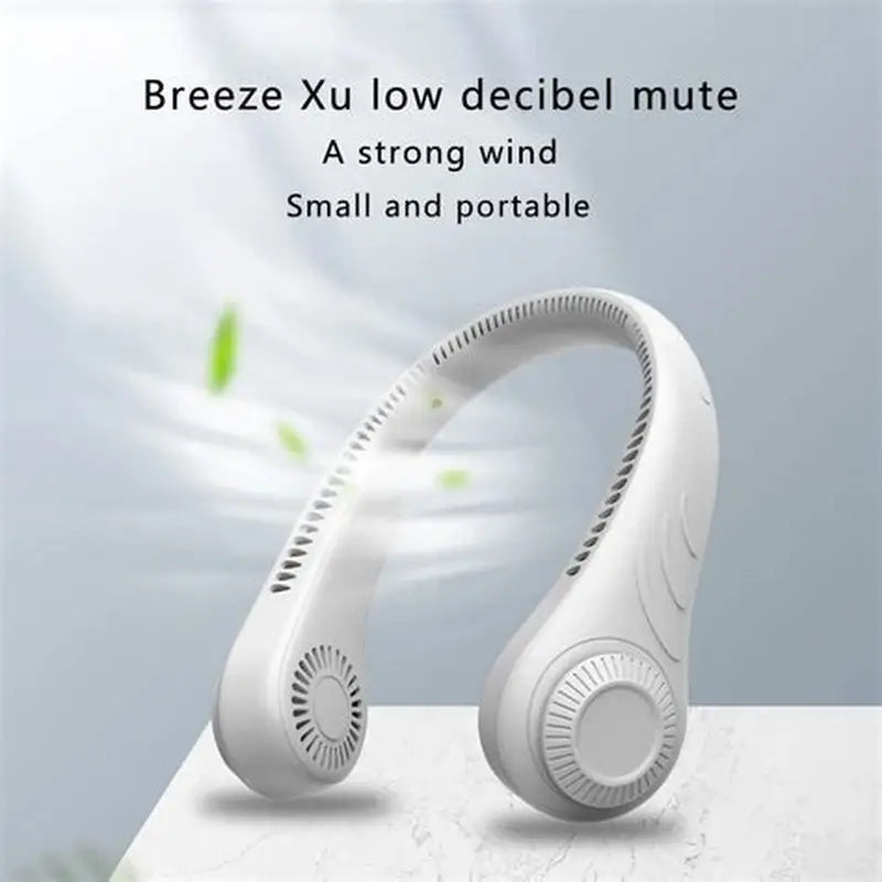 Portable Bladeless Hanging Rechargeable Neck Fan