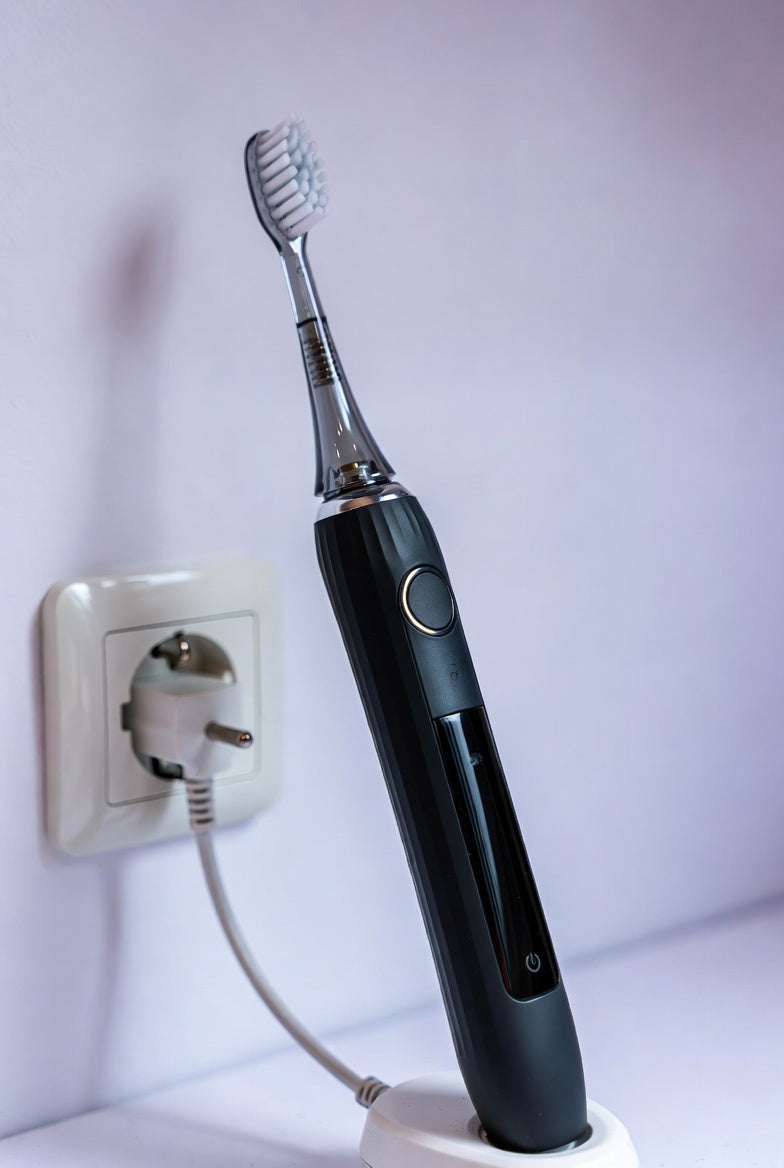 electronic toothbrush designed for teeth and gums care.